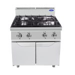 Masina de gatit / aragaz profesional 4 ochiuri, gaz, suport, linia 700