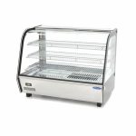 Vitrina calda cu 3 polite, 86 cm lungime