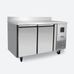 Masa rece inox congelare, 2 usi, 1365 mm