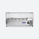 Vitrina frigorifica ingrediente pizza, 1200 mm, 5 x GN 1/4