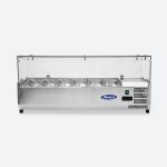 Vitrina rece salate, 1400 mm, 6 x GN 1/4