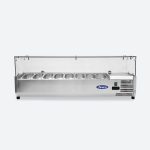 Saladeta / vitrina rece ingrediente, 1800 mm, 8 x GN 1/4
