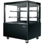 Vitrina rece expunere, cofetarie si patiserie, geam drept